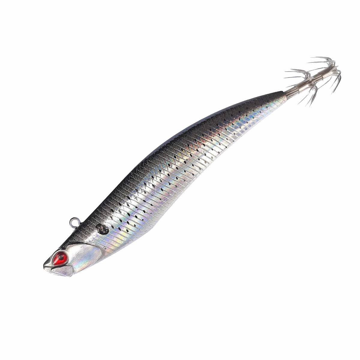 Squid Jig RUI AK01 UV Glow Egi Lure - AKA White Night Tiger Style, Saltwater Fishing For Squid & More Tuna Jigs - Foto 11