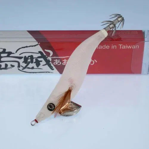 RUI KR71 Casper Red Clear White Rattle Squid Jig | RUI