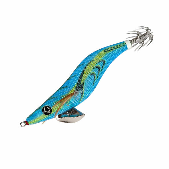 RUI RUI SQUID JIG AK05 AURORA 3D UV 490 GLOW EGI Fishing Lure