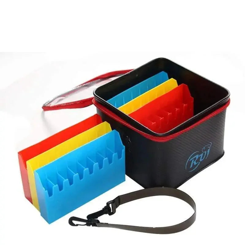 RUI 48 Slot Squid Jig Case - Medium Soft Egi Lure Storage Bag product photo for Australian calamari fishing