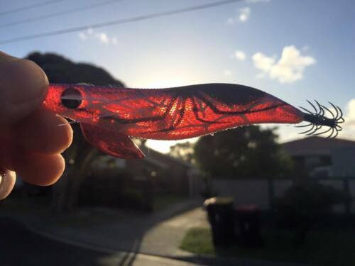 Harimitsu/RUI Harimitsu Sumizoku SQUID JIG EGI RUI SPECIAL COLOR RED BACK SPIDER SIZE 3.5