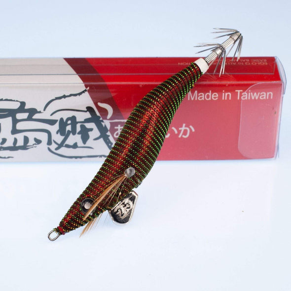 RUI 2.5 RUI Squid Jig KR21 THE HULK GREEN TURN GOLD RED BELLY Egi Fishing Lure