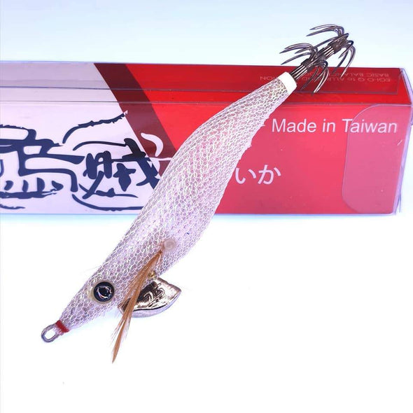 RUI 2.5 RUI Squid Jig KR43 White UV Clear Glow AKA TERMINATOR Egi Fishing Lure