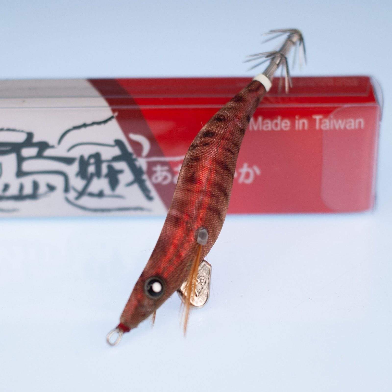 RUI Squid Jig RED TIGER Red Foil Egi Fishing Lure - 2.5