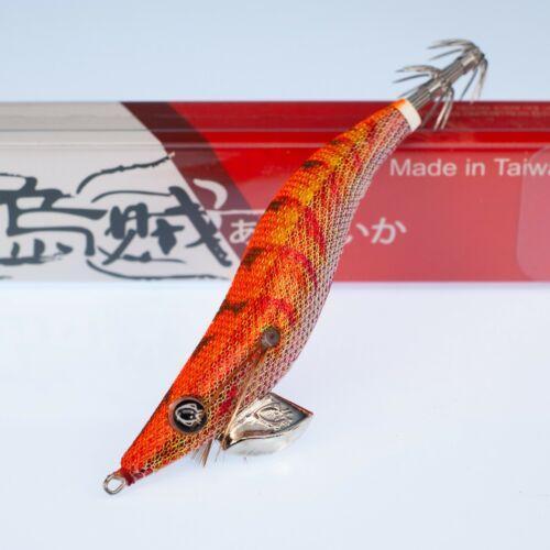 RUI Sporting Goods Fishing Baits, Lures & Flies Saltwater Lures 3.0 Rui Squid Jig KR114 Gold Back Red Belly Two Tone Foil Egi Fishing Lure