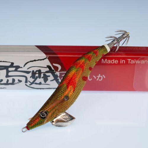 RUI Sporting Goods Fishing Baits, Lures & Flies Jigs 3.0 RUI Squid Jig KR118 Two Tone Foil Gold Back Red Belly Egi Fishing Lure