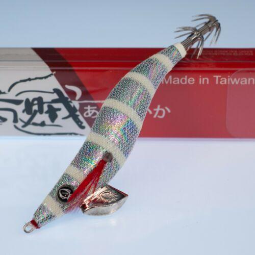 RUI SQUID JIG ABALONE FOIL GLOW KR124 GLOW SIZE 3.0 EGI FISHING - Foto 14
