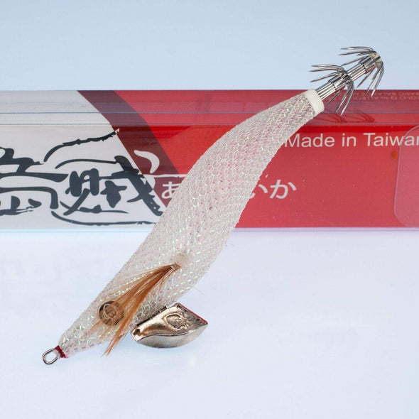 RUI 3.0 RUI Squid Jig KR43 White UV Clear Glow AKA TERMINATOR Egi Fishing Lure