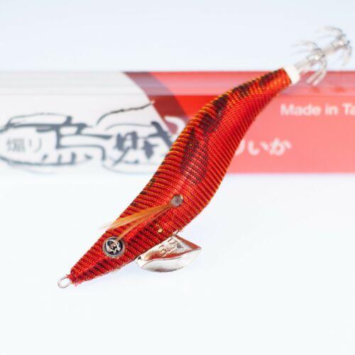 RUI Sporting Goods Fishing Baits, Lures & Flies Jigs 3.0 RUI Squid Jig WTF04 RED TURN GOLD CLOTH RED FOIL Egi Fishing Lure Limited