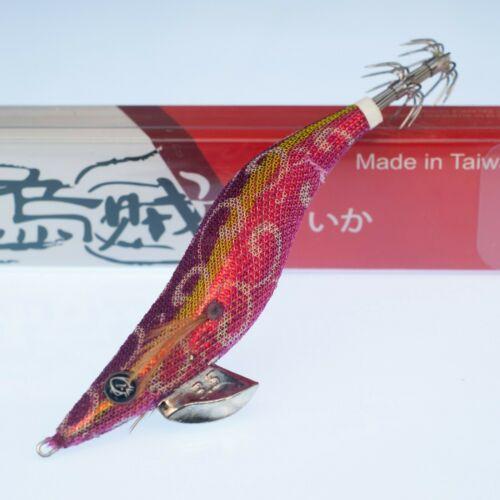 RUI Sporting Goods Fishing Baits, Lures & Flies Saltwater Lures 3.5 RUI Squid Jig KR139 RED BELLY UV Egi Fishing Lure