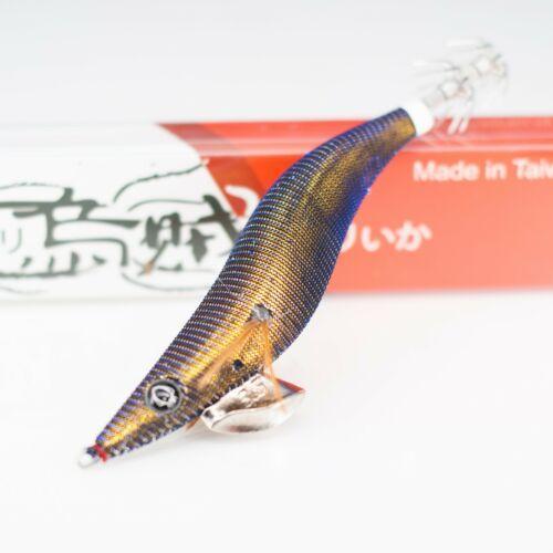 RUI 3.5 RUI Squid Jig KR22 THE RAVEN Blue Turn Silver Gold Belly Egi Fishing Lure
