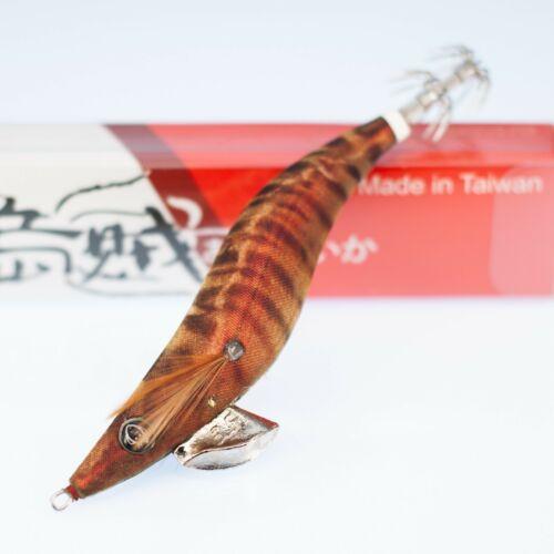 RUI Sporting Goods Fishing Baits, Lures & Flies Saltwater Lures 3.5 RUI Squid Jig RED TIGER Red Foil Egi Fishing Lure
