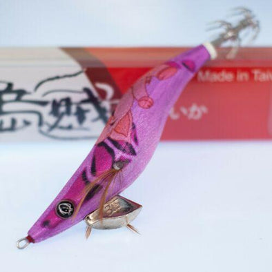 RUI Sporting Goods Fishing Baits, Lures & Flies Saltwater Lures 3.5 RUI Squid Jig YEAR OF PIG SPECIAL EDITION Purple Foil Egi Fishing Lure