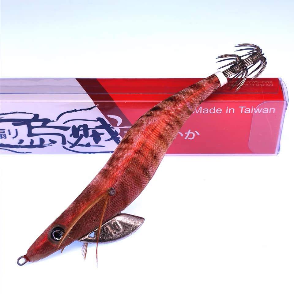 RUI Squid Jig RED TIGER Red Foil Egi Fishing Lure – Rui Fishing