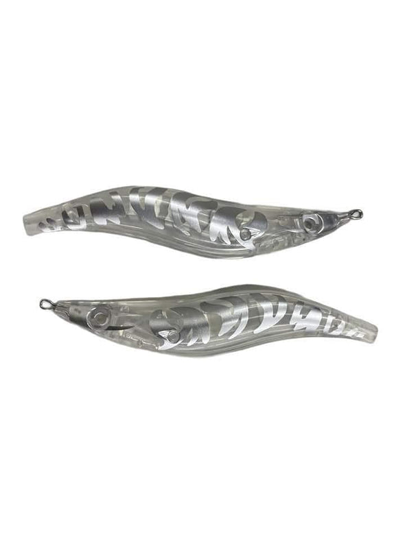 Rui Fishing Tackles RUI Squid Jig AK01 UV Cloth Glow Body AKA White Night Tiger Egi Fishing Lure