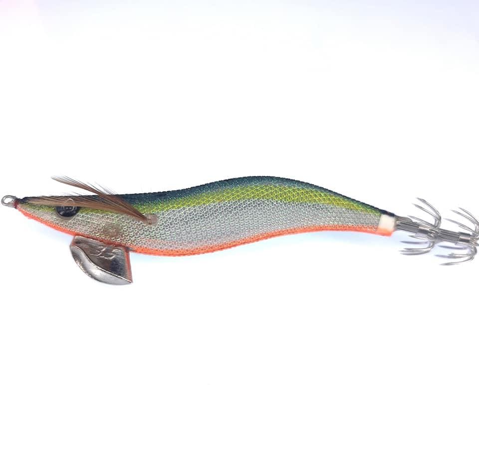 RUI SQUID JIG KR115 UV CLEAR GLOW SIZE 3.5 EGI FISHING LURE - Foto 8