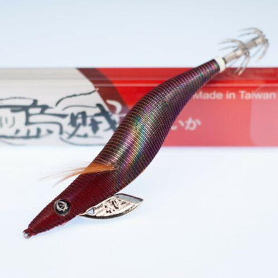 RUI Sporting Goods Fishing Baits, Lures & Flies Saltwater Lures RUI Squid Jig AK74 Purple Turn Gold Abalone Foil Size 4.0 Egi Lure