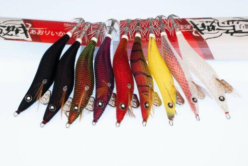 Rui Squid Jig AK20 Clear Red Belly Glow Body Size 3.0 EGI FISHING - Foto 1