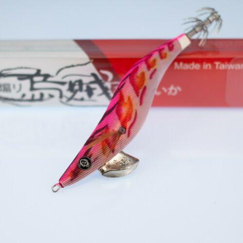 RUI Sporting Goods Fishing Baits, Lures & Flies Saltwater Lures RUI Squid Jig FIREBLOOD PINK Red Belly Egi Fishing Lure