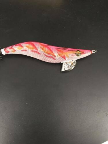 RUI Sporting Goods Fishing Baits, Lures & Flies Saltwater Lures RUI Squid Jig FIREBLOOD PINK Red Belly Egi Fishing Lure