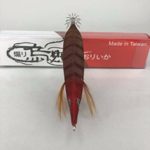 RUI Sporting Goods Fishing Baits, Lures & Flies Jigs RUI SQUID JIG KR106 Purple Turn Gold Cloth AKA Rainbow Zebra EGI LURE