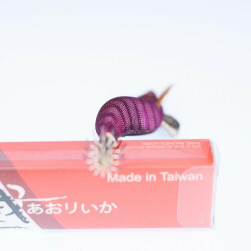 RUI Sporting Goods Fishing Baits, Lures & Flies Jigs RUI SQUID JIG KR106 Purple Turn Gold Cloth AKA Rainbow Zebra EGI LURE