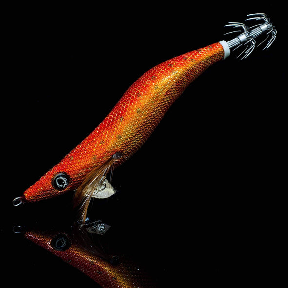 RUI RUI Squid Jig KR125 Orange Back Gold Belly Egi Fishing Lure