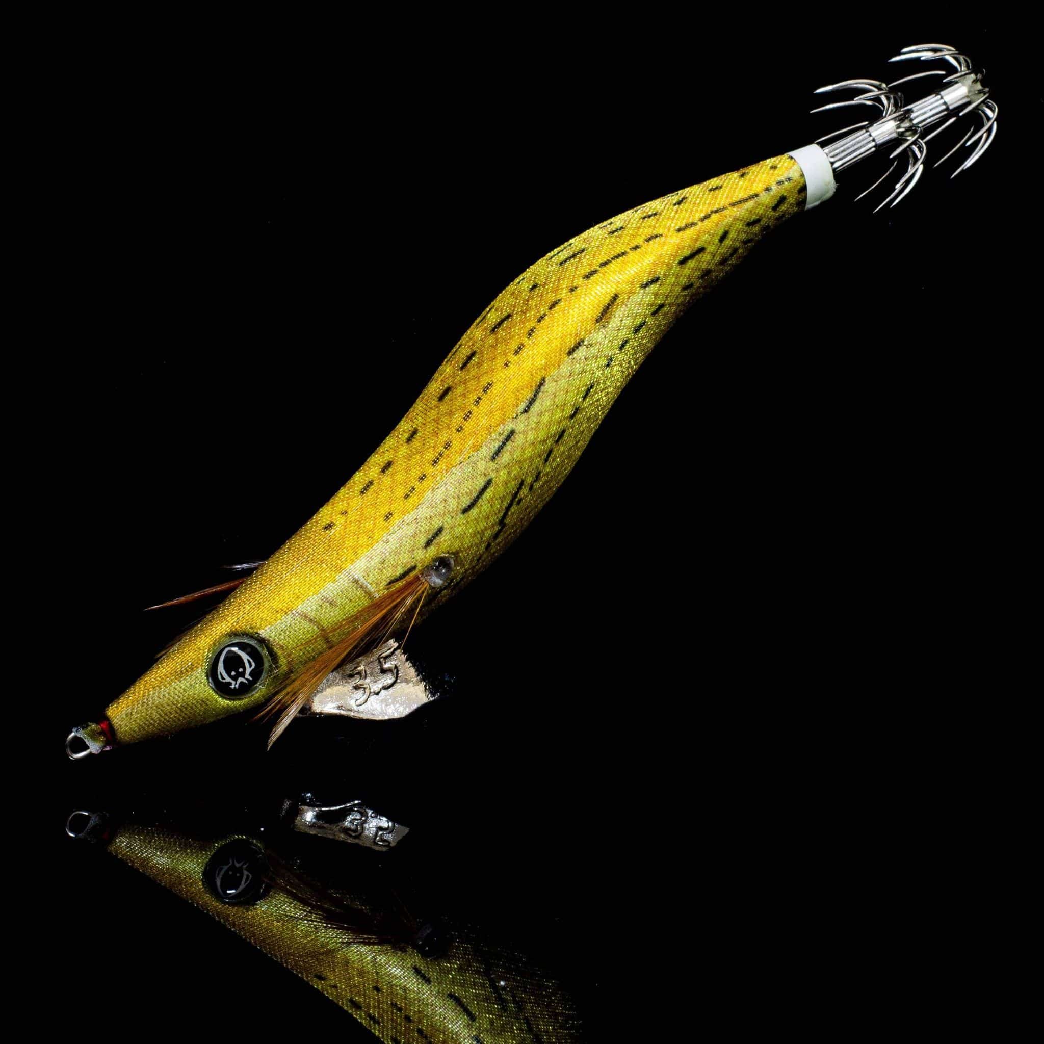 RUI Squid Jig KR135 GOLD BACK SILVER BELLY Egi Fishing Lure – Rui ...