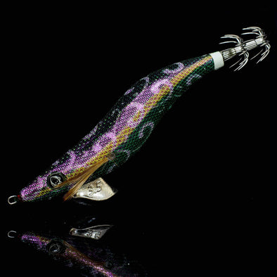 RUI Sporting Goods Fishing Baits, Lures & Flies Saltwater Lures RUI Squid Jig KR138 PURPLE BELLY UV Egi Fishing Lure