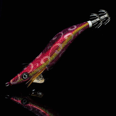RUI Sporting Goods Fishing Baits, Lures & Flies Saltwater Lures RUI Squid Jig KR139 RED BELLY UV Egi Fishing Lure