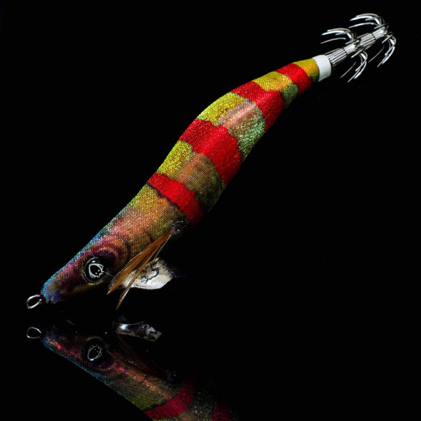 RUI Sporting Goods:Fishing:Baits, Lures & Flies:Saltwater Lures RUI Squid Jig KR140 RED BELLY UV Egi Fishing Lure