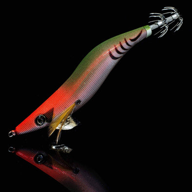 RUI Sporting Goods Fishing Baits, Lures & Flies Jigs RUI Squid Jig KR141 OLIVE BACK RED BELLY Egi Fishing Lure