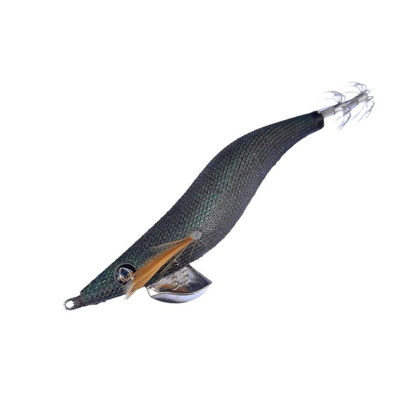 RUI Sporting Goods Fishing Baits, Lures & Flies Jigs RUI SQUID JIG KR157 BLACK CLEAR GLOW UV EGI FISHING LURE