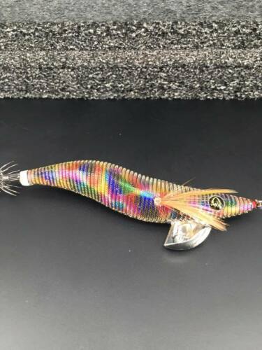 RUI Sporting Goods Fishing Baits, Lures & Flies Saltwater Lures RUI Squid Jig KR18 TREASURE ISLAND Gold Turn Silver Rainbow Belly Egi Fishing Lure