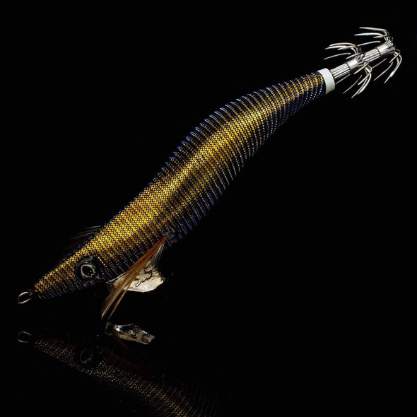 RUI RUI Squid Jig KR22 THE RAVEN Blue Turn Silver Gold Belly Egi Fishing Lure