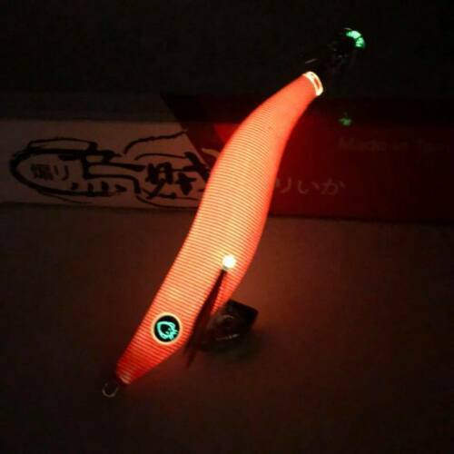 RUI RUI Squid Jig KR70 PUMPKIN Glow Egi Fishing Lure