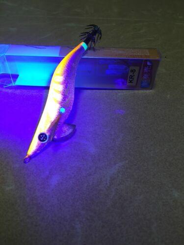 RUI RUI SQUID JIG KR8 SIZE 3.5 EGI LURE GOLD BELLY