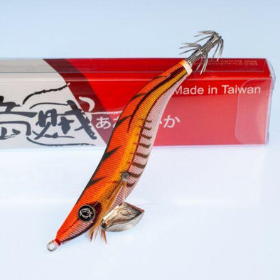 RUI Sporting Goods Fishing Baits, Lures & Flies Jigs RUI Squid Jig KR95 Red Belly Arrow Back Orange UV Egi Fishing Lure