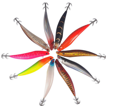 RUI RUI SQUID JIG ONES TIP RUN FULL 10 COLOURS SET BUNDLE