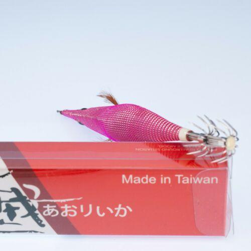 RUI Sporting Goods Fishing Baits, Lures & Flies Jigs RUI SQUID JIG PINK CLOTH SILVER TURN GOLD CLEAR BODY SIZE 3