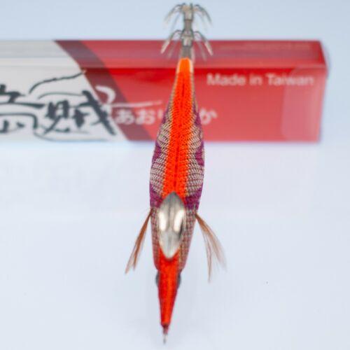 Rui Squid Jig AK20 Clear Red Belly Glow Body Size 3.0 EGI FISHING - Foto 3