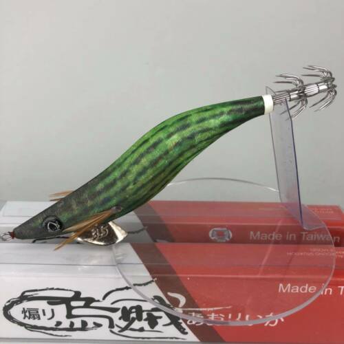 RUI Sporting Goods Fishing Baits, Lures & Flies Jigs RUI SQUID JIG WATERMELON RAW SILVER FOIL EGI LURE SIZE 3.0