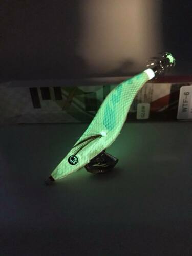 Rui Pink Lady Size 4.0 Glow Egi Lure RUI Pink Lady Size 4.0 - Glow In The Dark EGI Lure For Saltwater Fishing Squid Jig - Foto 3
