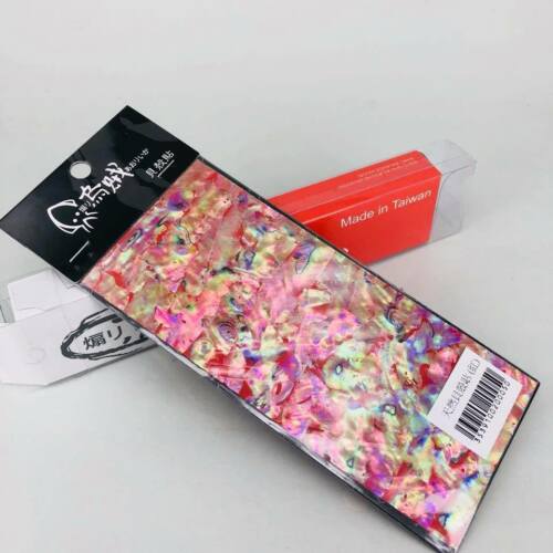 Rui Squid Jig Abalone Shell Awabi Sticker 14cmx6cm for Egi Bream Lure
