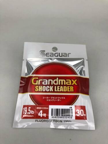 Seaguar Sporting Goods Fishing Line & Leaders Fluorocarbon Line Seaguar Grandmax Fluorocarbon 100% Shock Leader Strongest Made in Japan